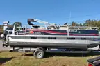 READY TO USE ONE OWNER 2012 Sun Tracker FB 22 (Fishing Barge 22) WILL SHIP MAINE