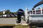 READY TO USE ONE OWNER 2012 Sun Tracker FB 22 (Fishing Barge 22) WILL SHIP MAINE