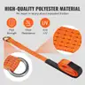SET OF 4 BRAND NEW HEAVY DUTY TIRE TIE DOWN STRAPS TOW TOWING FLATBED OFF ROAD - CAN SHIP!!