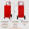 BRAND NEW 30 GALLON STEEL FUEL CADDY TRANSFER TANK WITH PUMP &#x26; HOSE - CAN SHIP!!