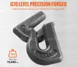 SET OF 6 BRAND NEW WELD ON CHAIN GRAB HOOKS TOW TOWING FLATBED OFF ROAD - CAN SHIP!!