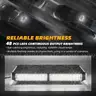 BRAND NEW WHITE LED MAGNET MOUNT MINI LIGHT BAR LIGHTBAR FIRE EMS POLICE - CAN SHIP!!!