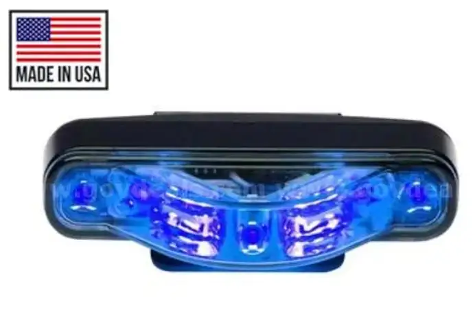 ONE RED ONE BLUE WHELEN IONV1 ION V LEDS POLICE FIRE EMS TOW SECURITY - CAN SHIP!!
