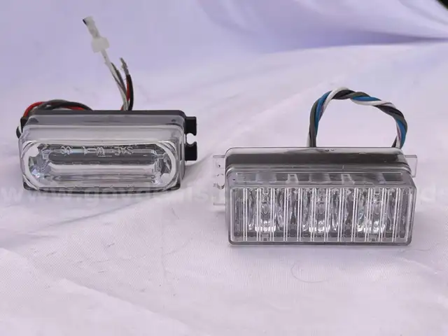 ONE RED LINZ6 ONE BLUE TIR3 WHELEN LINEAR LED LIGHTS POLICE FIRE EMS TOW SECURITY - CAN SHIP!!