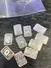 LOT OF 10 1G 0.999 FINE PURE SILVER BARS/ INGOTS - WILL SHIP!! MA