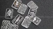 LOT OF 10 1G 0.999 FINE PURE SILVER BARS/ INGOTS - WILL SHIP!! MA
