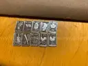 LOT OF 10 1G 0.999 FINE PURE SILVER BARS/ INGOTS - WILL SHIP!! MA
