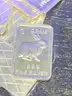 LOT OF 10 1G 0.999 FINE PURE SILVER BARS/ INGOTS - WILL SHIP!! MA