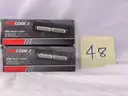 TWO BLUE/WHITE CODE 3 MR6MC-BW DUO LINEAR LIGHT POLICE FIRE EMS TOW SECURITY - CAN SHIP!! #48