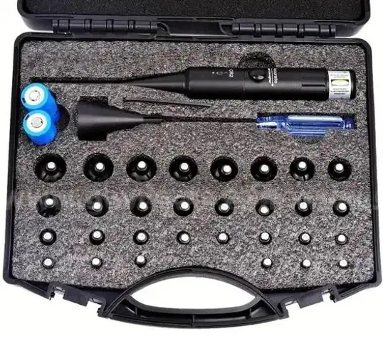 BRAND NEW LASER BORE SIGHT SIGHTING KIT - SHOTGUN PISTOL RIFLE - CAN SHIP!!!