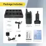 BRAND NEW SET OF 10 TWO WAY RADIOS WITH GANG CHARGER - SCHOOLS- RETAIL - CAN SHIP!!!
