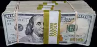 $10,000 BUNDLE OF AGED $100 BILLS FILM / T.V. / MOVIE MONEY CASH CURRENCY - CAN SHIP!!