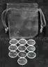 LOT OF 10 1G 0.999 FINE PURE SILVER ROUNDS / INGOTS - WILL SHIP!!