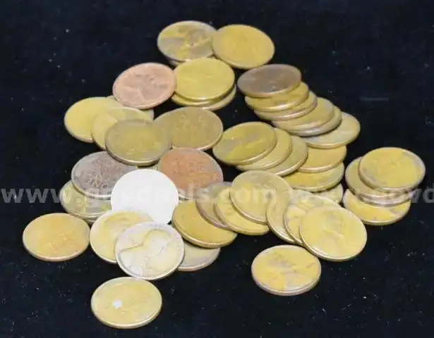 LOT OF 50 LINCOLN WHEAT PENNIES UNSEARCHED US U.S. UNITED STATES CURRENCY MONEY - WILL SHIP!!
