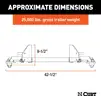 BRAND NEW CURT RAM 2500 3500 PUCK SYSTEM 5TH WHEEL LEGS TRAILER TOW TOWING - CAN SHIP!!!