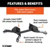 BRAND NEW CURT RAM 2500 3500 PUCK SYSTEM 5TH WHEEL LEGS TRAILER TOW TOWING - CAN SHIP!!!