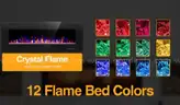 BRAND NEW 50 INCH WALL OR RECESSED MOUNT ELECTRIC FIREPLACE - CAN SHIP!!!