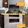 BRAND NEW 50 INCH WALL OR RECESSED MOUNT ELECTRIC FIREPLACE - CAN SHIP!!!