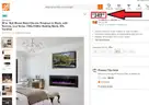 BRAND NEW 50 INCH WALL OR RECESSED MOUNT ELECTRIC FIREPLACE - CAN SHIP!!!