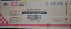 BRAND NEW 50 INCH WALL OR RECESSED MOUNT ELECTRIC FIREPLACE - CAN SHIP!!!