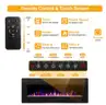 BRAND NEW 50 INCH WALL OR RECESSED MOUNT ELECTRIC FIREPLACE - CAN SHIP!!!