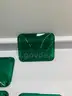 FOUR BRAND NEW GREEN LENSES FOR WHELEN 900 - WILL SHIP!!