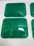 FOUR BRAND NEW GREEN LENSES FOR WHELEN 900 - WILL SHIP!!
