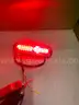4 RED RED SPLIT SURFACE MOUNT LED FLASHING LIGHTS- CAN SHIP!!! MA