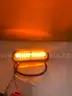 4 AMBER AMBER SPLIT SURFACE MOUNT LED FLASHING LIGHTS- CAN SHIP!!! MA