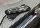 4 GREEN WHITE SPLIT SURFACE MOUNT LED FLASHING LIGHTS- CAN SHIP!!! MA