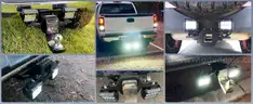 BRAND NEW SET OF LED OFF ROAD LIGHTS WITH TOW TOWING HITCH MOUNT - WILL SHIP!!