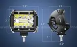 BRAND NEW SET OF LED OFF ROAD LIGHTS WITH TOW TOWING HITCH MOUNT - WILL SHIP!!
