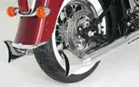 BRAND NEW SAMSON SILVER BULLET FISHTAIL EXHAUST PIPES HARLEY DAVIDSON HD FLH - CAN SHIP!!!