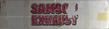 BRAND NEW SAMSON SILVER BULLET FISHTAIL EXHAUST PIPES HARLEY DAVIDSON HD FLH - CAN SHIP!!!