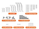 BRAND NEW 4 PC SET OF INDUSTRIAL GEAR PULLERS - CAN SHIP!!!