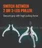BRAND NEW 4 PC SET OF INDUSTRIAL GEAR PULLERS - CAN SHIP!!!