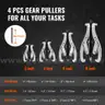 BRAND NEW 4 PC SET OF INDUSTRIAL GEAR PULLERS - CAN SHIP!!!