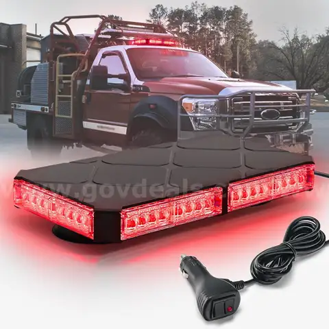 BRAND NEW RED LED MAGNET MOUNT MINI LIGHT BAR LIGHTBAR FIRE EMS POLICE - CAN SHIP!!!