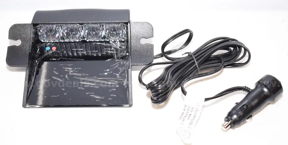 BRAND NEW BROOKING TITAN AMBER &#x26; AMBER LED DASH LIGHT - POLICE FIRE EMS - CAN SHIP!!