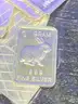 LOT OF 10 1G 0.999 FINE PURE SILVER BARS/ INGOTS - WILL SHIP!! MA