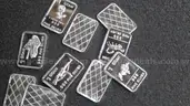 LOT OF 10 1G 0.999 FINE PURE SILVER BARS/ INGOTS - WILL SHIP!! MA