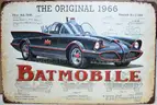 1966 BATMOBILE BATMAN BAT MAN DC COMICS METAL SIGN GEORGE BARRIS - CAN SHIP!!