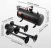 BRAND NEW 4 CHIME 150db TRAIN AIR HORN KIT FIRE ENGINE TRUCK AMBULANCE BOAT - CAN SHIP!!