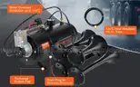 BRAND NEW 4 CHIME 150db TRAIN AIR HORN KIT FIRE ENGINE TRUCK AMBULANCE BOAT - CAN SHIP!!