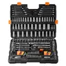 BRAND NEW 205 PIECE HEAVY DUTY 1/2, 3/8 &#x26; 1/4 INCH STANDARD &#x26; METRIC SOCKET SET - CAN SHIP!!