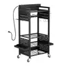 BRAND NEW 5 TIER POWER TOOL CART WITH MULTI OUTLET PLUG POWER STRIP - CAN SHIP!!!