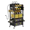 BRAND NEW 5 TIER POWER TOOL CART WITH MULTI OUTLET PLUG POWER STRIP - CAN SHIP!!!