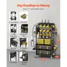 BRAND NEW 5 TIER POWER TOOL CART WITH MULTI OUTLET PLUG POWER STRIP - CAN SHIP!!!
