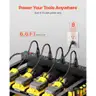 BRAND NEW 5 TIER POWER TOOL CART WITH MULTI OUTLET PLUG POWER STRIP - CAN SHIP!!!