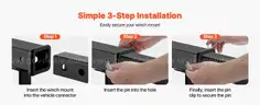 BRAND NEW WINCH TOWHITCH/ RECEIVER MOUNTING PLATE - TRAILER - OFF ROAD - CAN SHIP!!!
